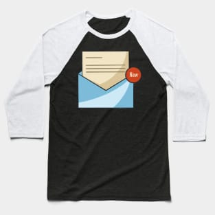 Email Notification New Emails Baseball T-Shirt